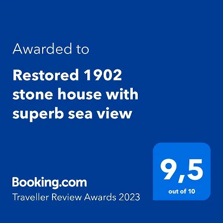 Сasa de vacaciones Restored 1902 Stone House With Superb Sea View *